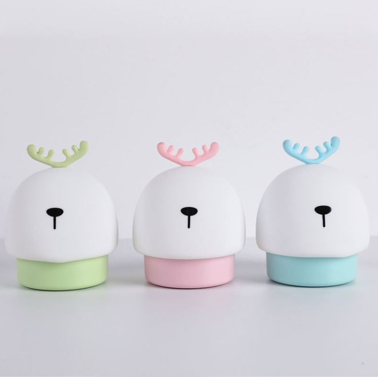 LumiTouch RGB™:🌙💡 Lámpara Nocturna Touch RGB – Silicona Suave, 7 Colores, Control Táctil y Recargable USB 🔋✨