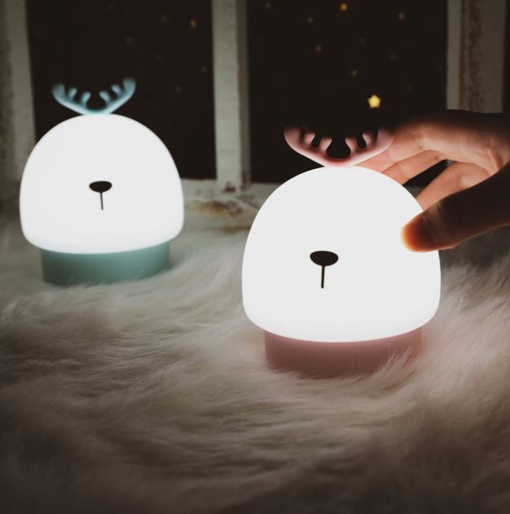 LumiTouch RGB™:🌙💡 Lámpara Nocturna Touch RGB – Silicona Suave, 7 Colores, Control Táctil y Recargable USB 🔋✨