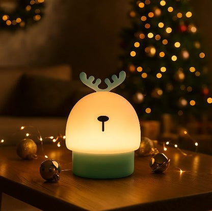 LumiTouch RGB™:🌙💡 Lámpara Nocturna Touch RGB – Silicona Suave, 7 Colores, Control Táctil y Recargable USB 🔋✨