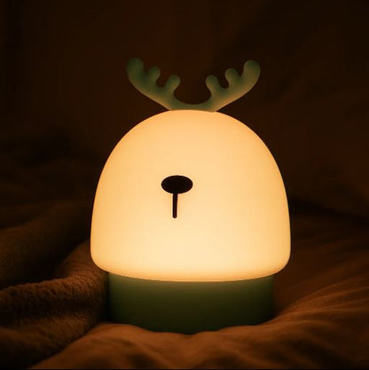 LumiTouch RGB™:🌙💡 Lámpara Nocturna Touch RGB – Silicona Suave, 7 Colores, Control Táctil y Recargable USB 🔋✨