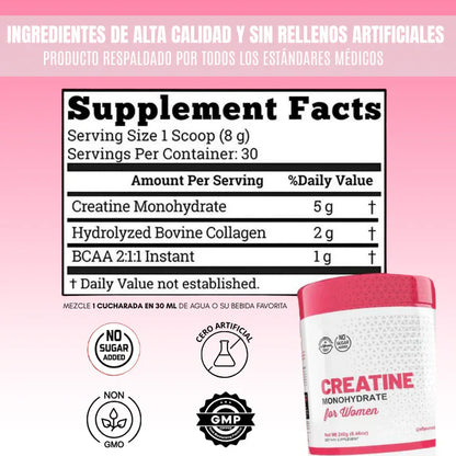 🏋️‍♀️💖 Creatina monohidratada + Colágeno Pro Max: doble poder para tu cuerpo y belleza