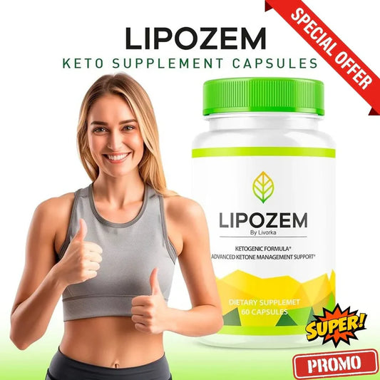 LipoZem Suplemento de Magnesio/Calcio/Sodio | Apoyo Digestivo + Energía Mental | Pérdida de Peso | Vegano, Sin Gluten/Sin Aditivo (120 cápsulas)